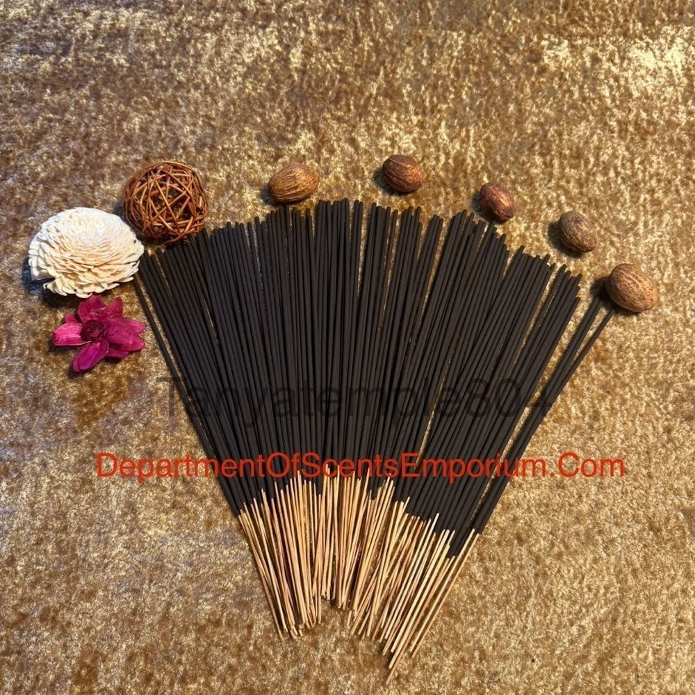 Natural Brown Kemptian Exotic Incense Bundle of 80-100 11 inch sticks Exclusive